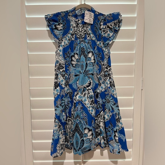Love the Label dress in clementine navy print — NWT. Size small. - Picture 3 of 4